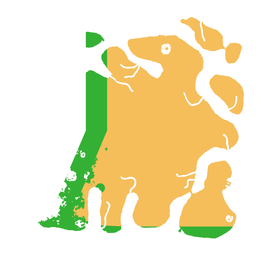 Biome Rust Map: Procedural Map, Size: 3700, Seed: 330711