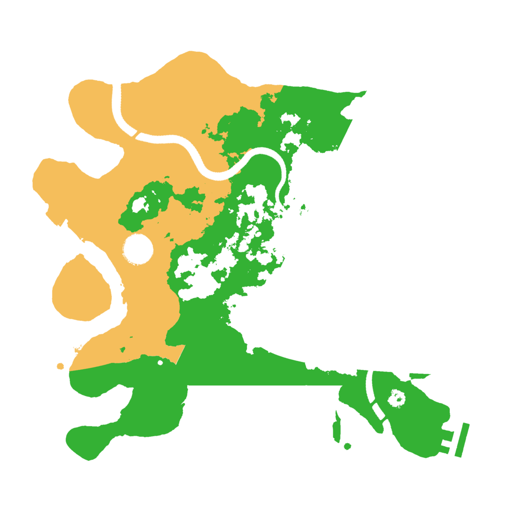 Biome Rust Map: Procedural Map, Size: 3000, Seed: 419723