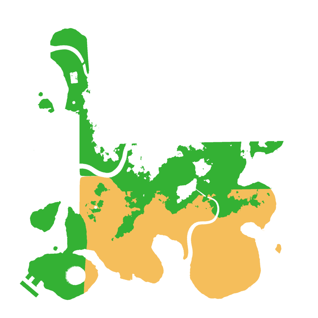 Biome Rust Map: Procedural Map, Size: 3000, Seed: 731148