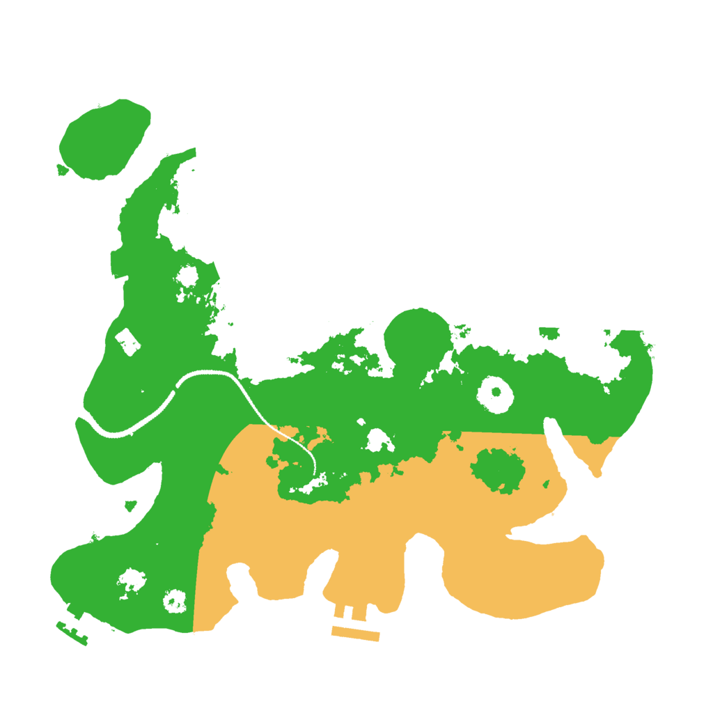 Biome Rust Map: Procedural Map, Size: 3000, Seed: 431182