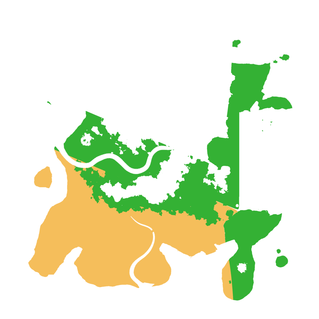 Biome Rust Map: Procedural Map, Size: 3000, Seed: 541500