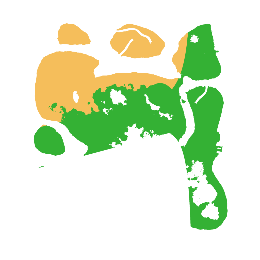 Biome Rust Map: Procedural Map, Size: 3000, Seed: 187907722