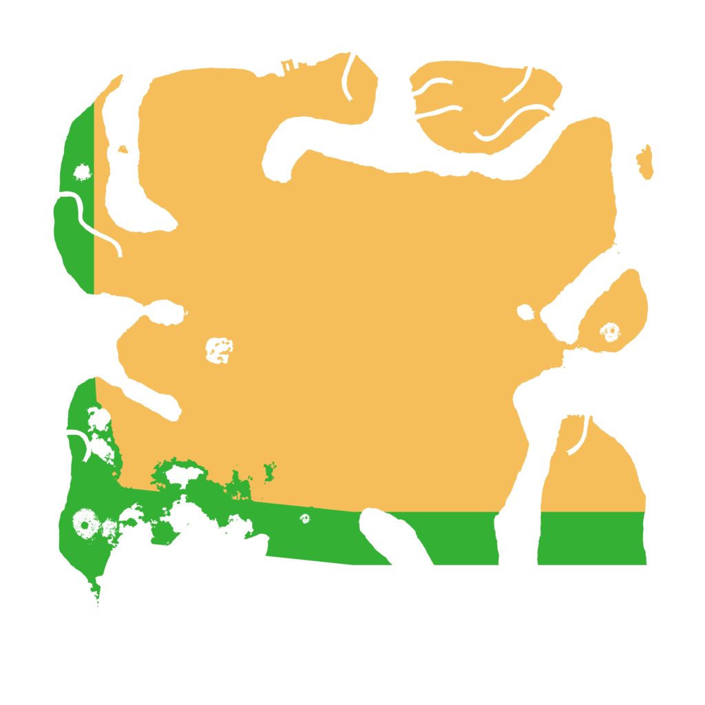 Biome Rust Map: Procedural Map, Size: 3800, Seed: 90121