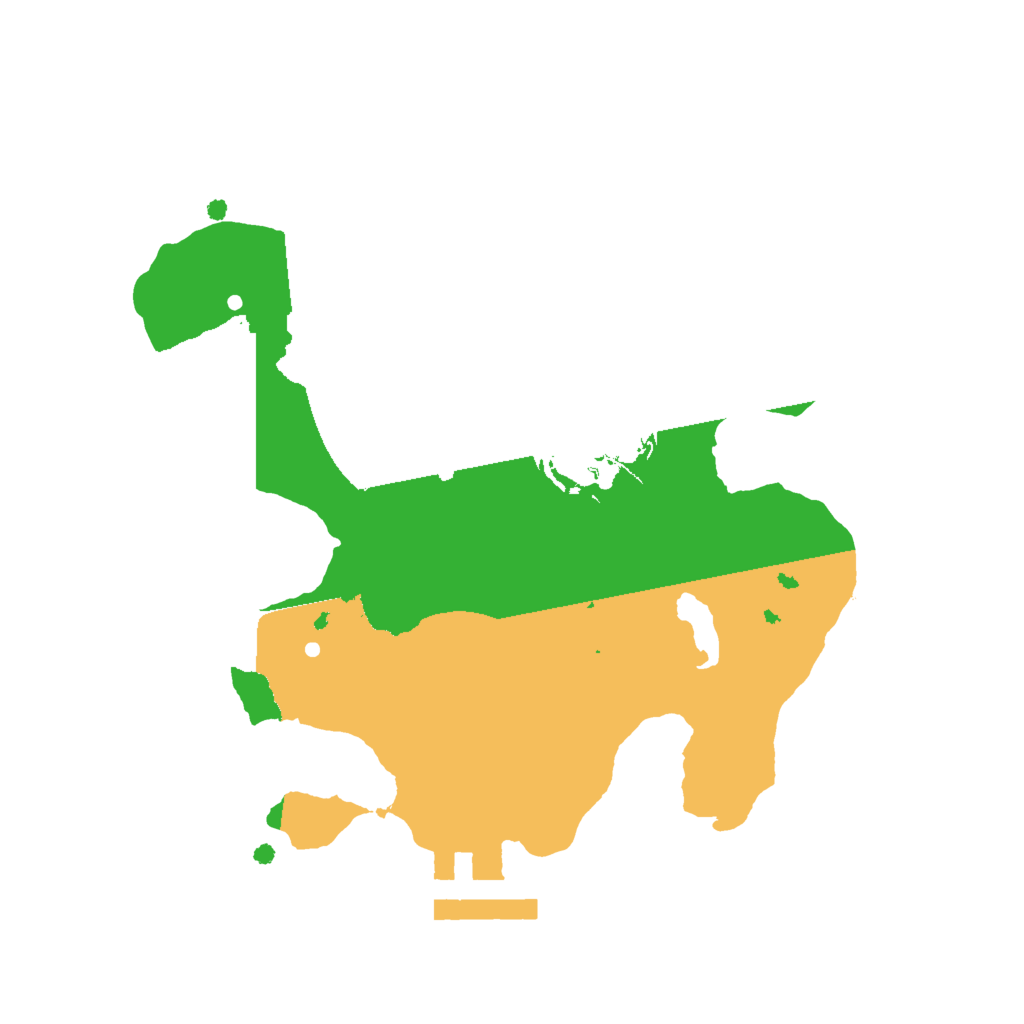 Biome Rust Map: Procedural Map, Size: 2000, Seed: 447268