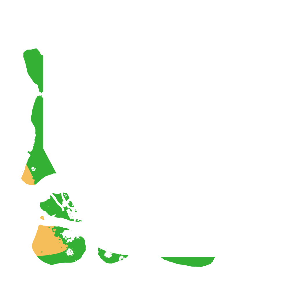 Biome Rust Map: Procedural Map, Size: 3500, Seed: 42342