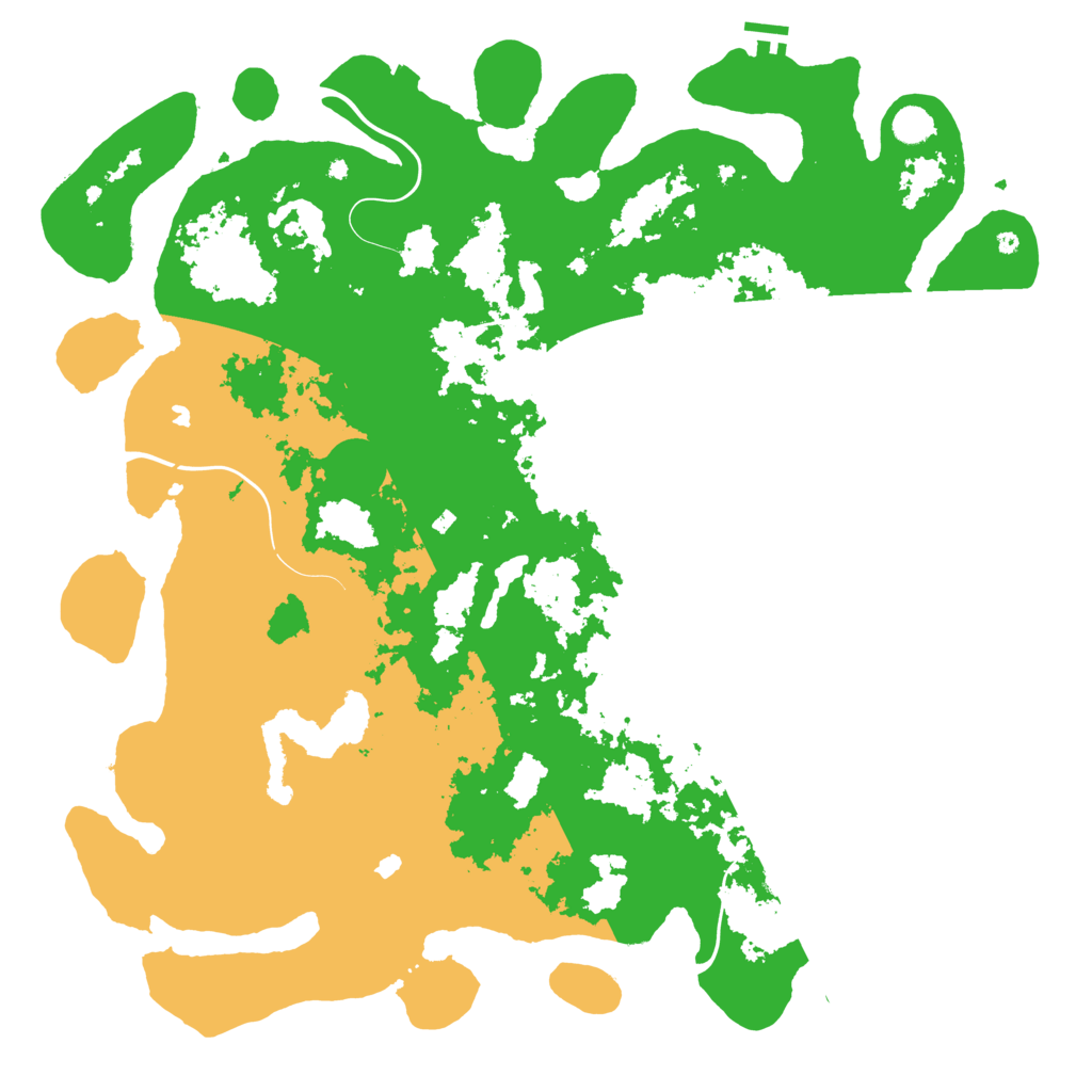 Biome Rust Map: Procedural Map, Size: 5000, Seed: 43150