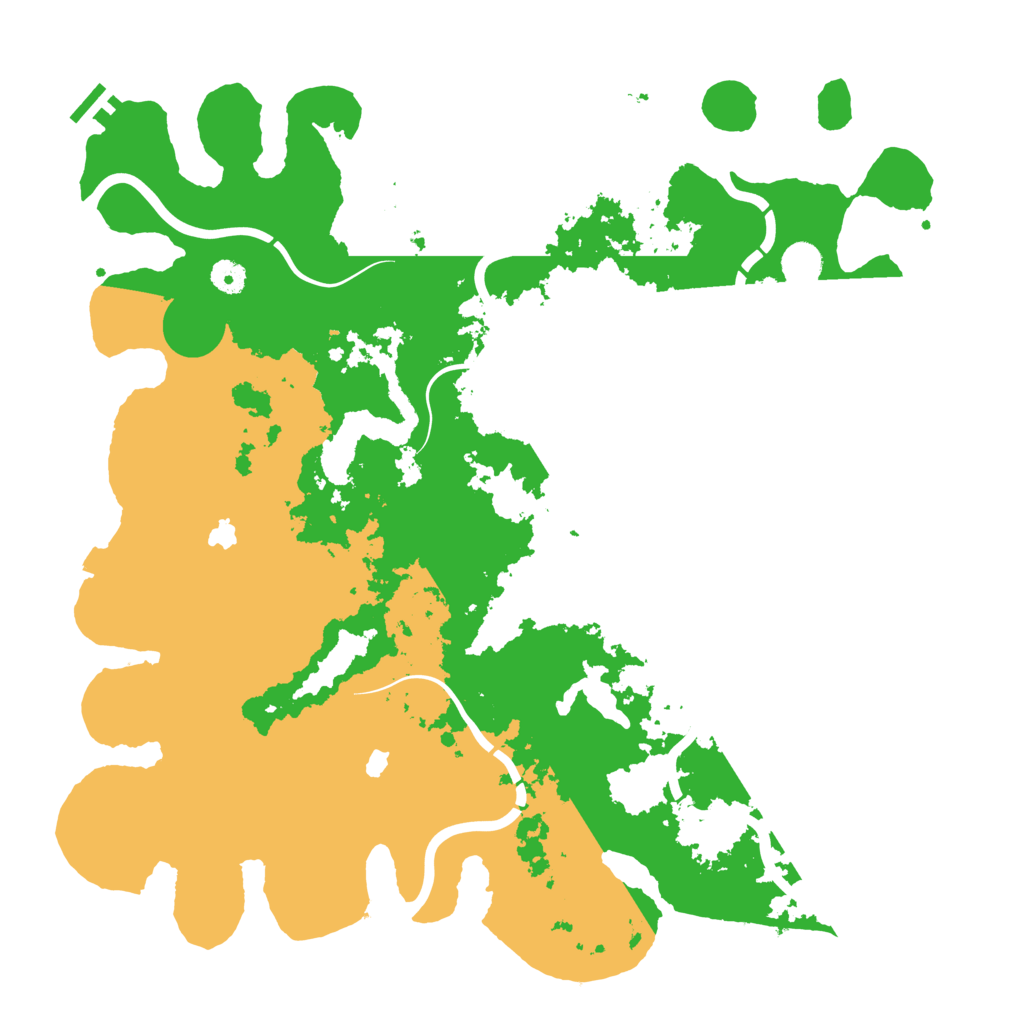 Biome Rust Map: Procedural Map, Size: 4500, Seed: 236958