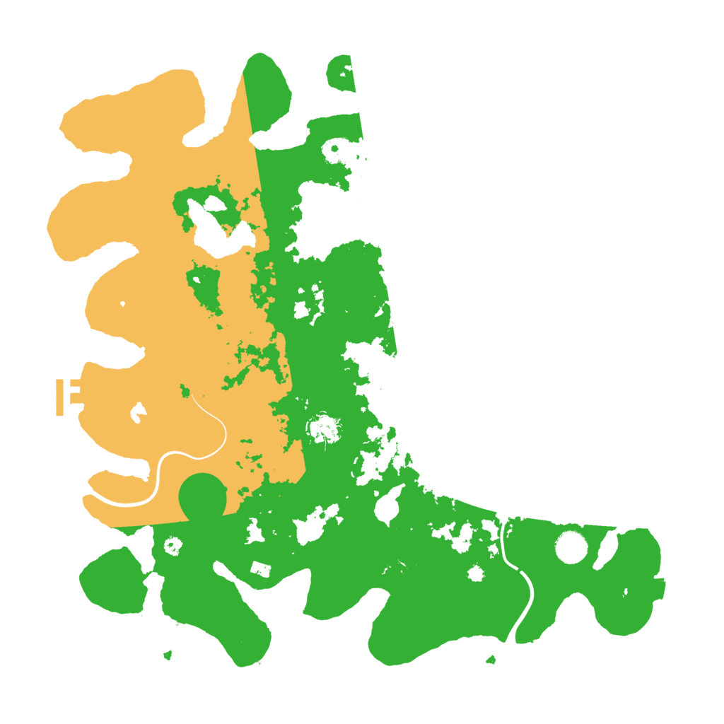 Biome Rust Map: Procedural Map, Size: 4000, Seed: 4096