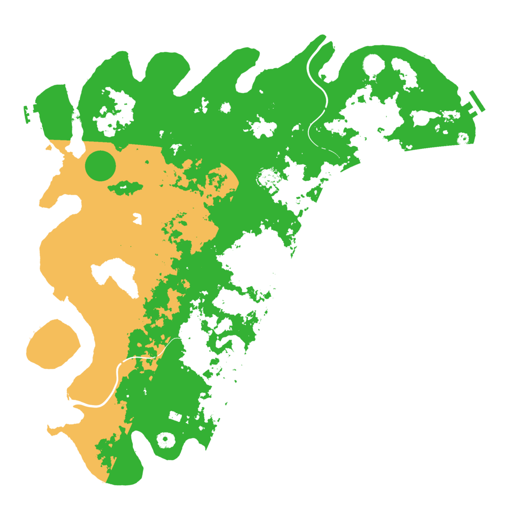 Biome Rust Map: Procedural Map, Size: 4500, Seed: 218643458