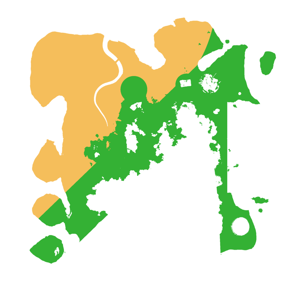 Biome Rust Map: Procedural Map, Size: 3000, Seed: 385667288
