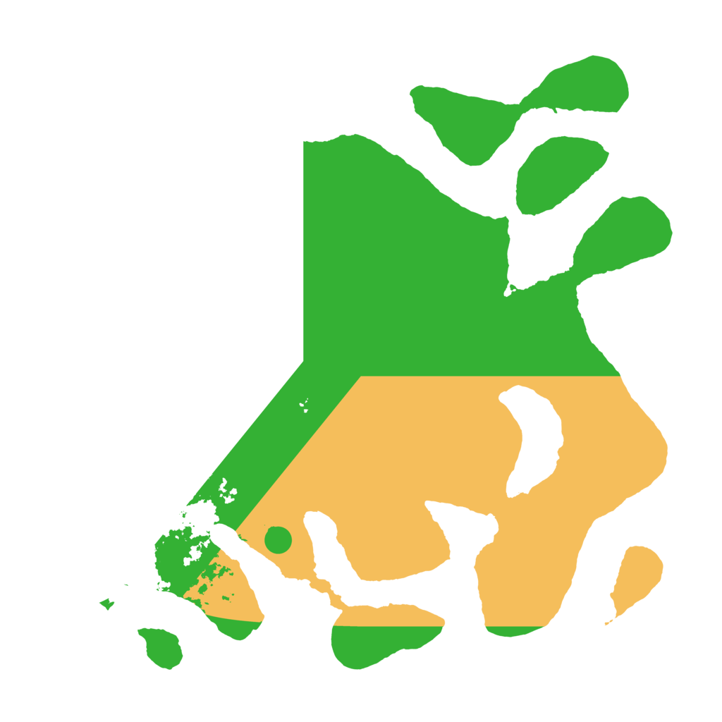 Biome Rust Map: Barren, Size: 3500, Seed: 7712352