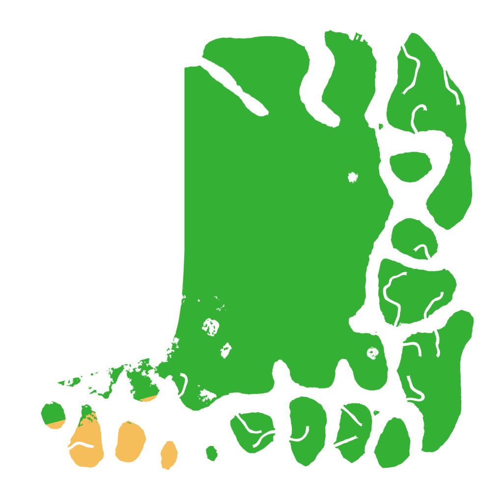 Biome Rust Map: Procedural Map, Size: 4500, Seed: 513105485