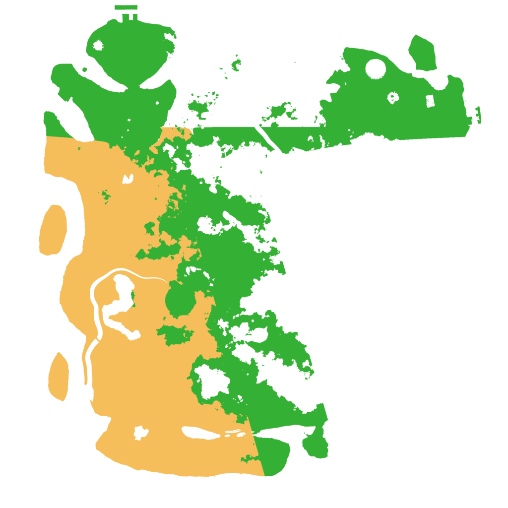 Biome Rust Map: Procedural Map, Size: 4500, Seed: 5412156
