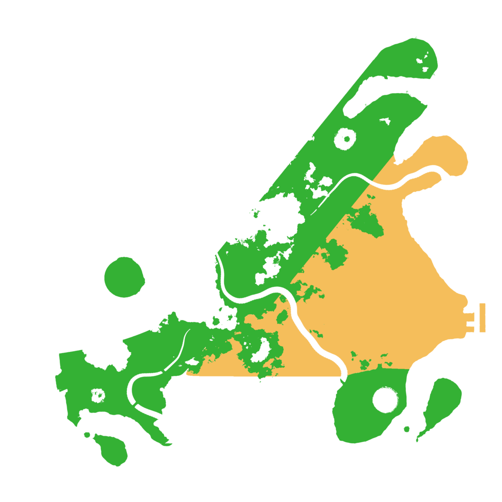 Biome Rust Map: Procedural Map, Size: 3500, Seed: 7712352