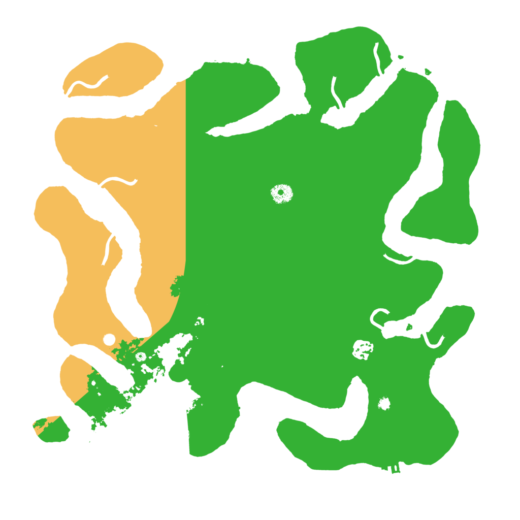 Biome Rust Map: Procedural Map, Size: 3800, Seed: 9501910