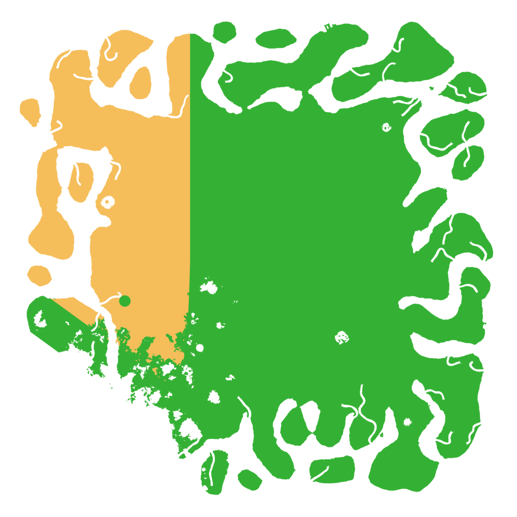 Biome Rust Map: Procedural Map, Size: 6000, Seed: 135