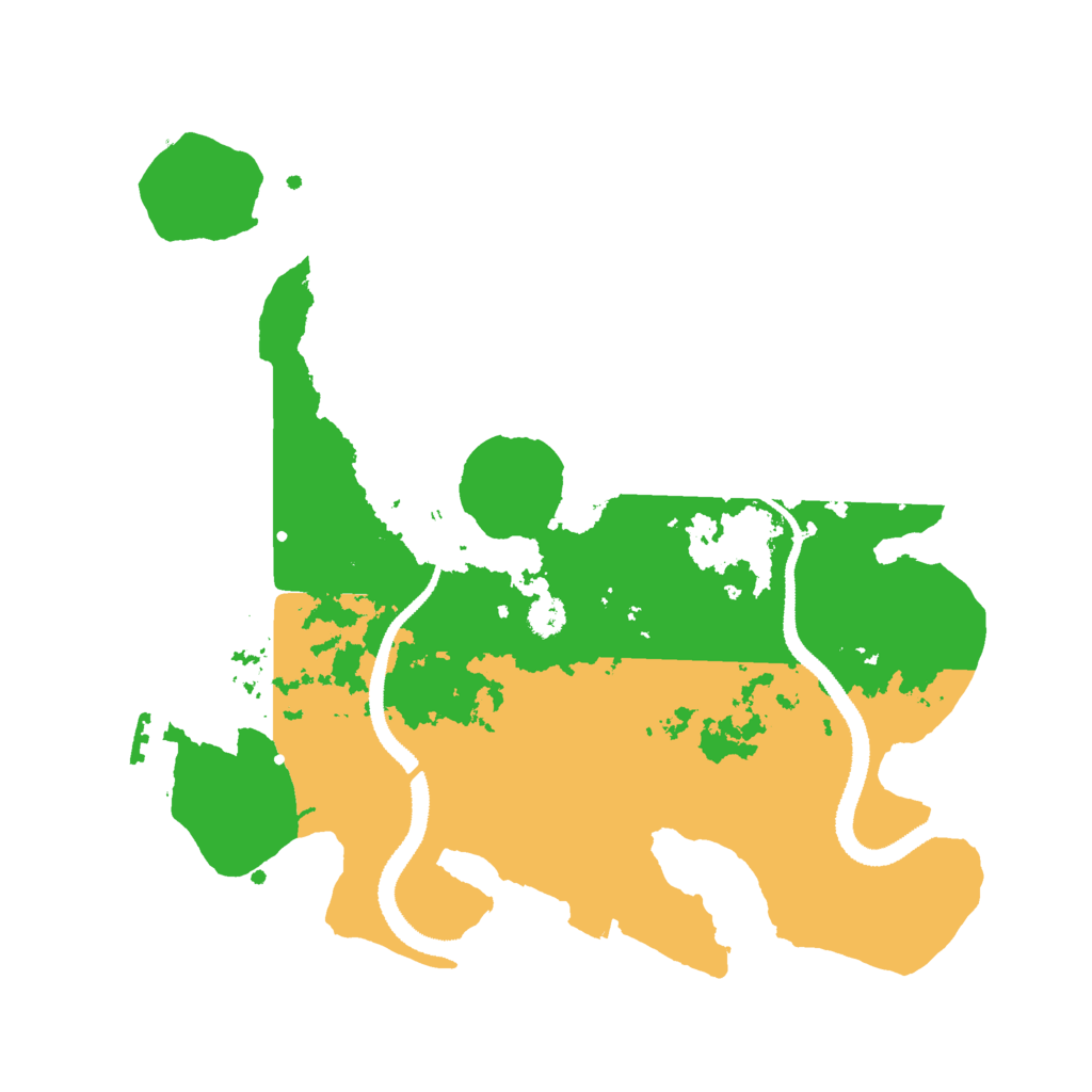 Biome Rust Map: Procedural Map, Size: 3000, Seed: 1997