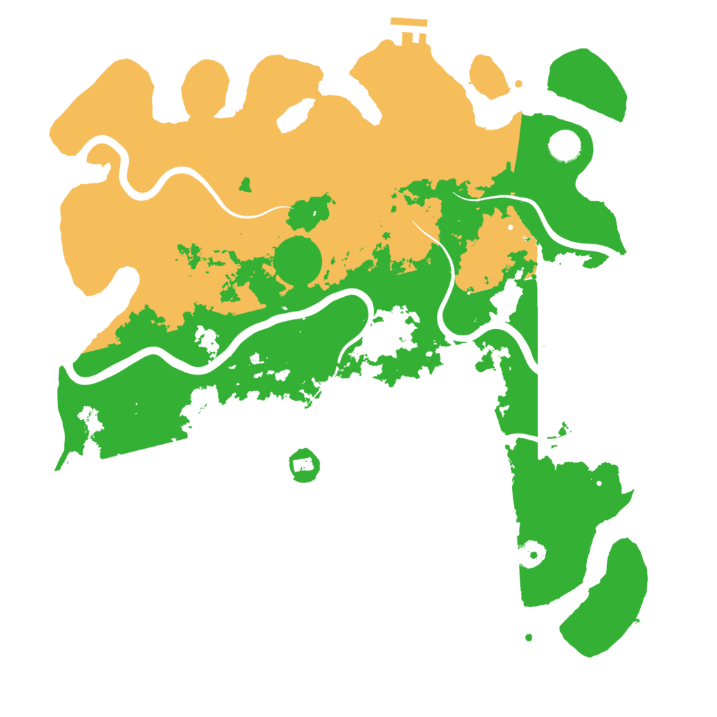 Biome Rust Map: Procedural Map, Size: 3950, Seed: 731386763