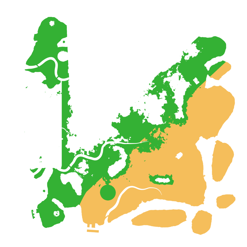 Biome Rust Map: Procedural Map, Size: 4200, Seed: 9022021