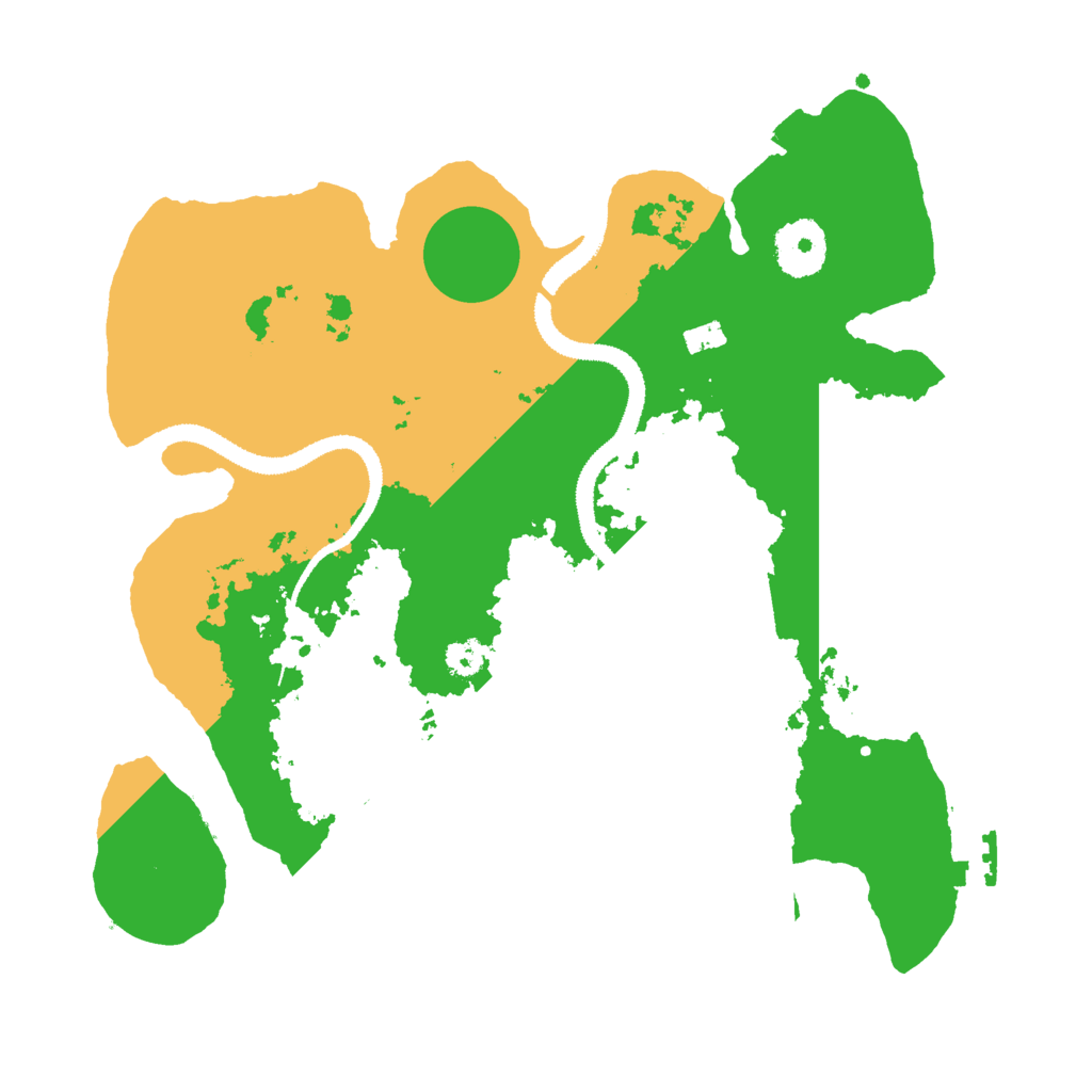 Biome Rust Map: Procedural Map, Size: 3000, Seed: 131231