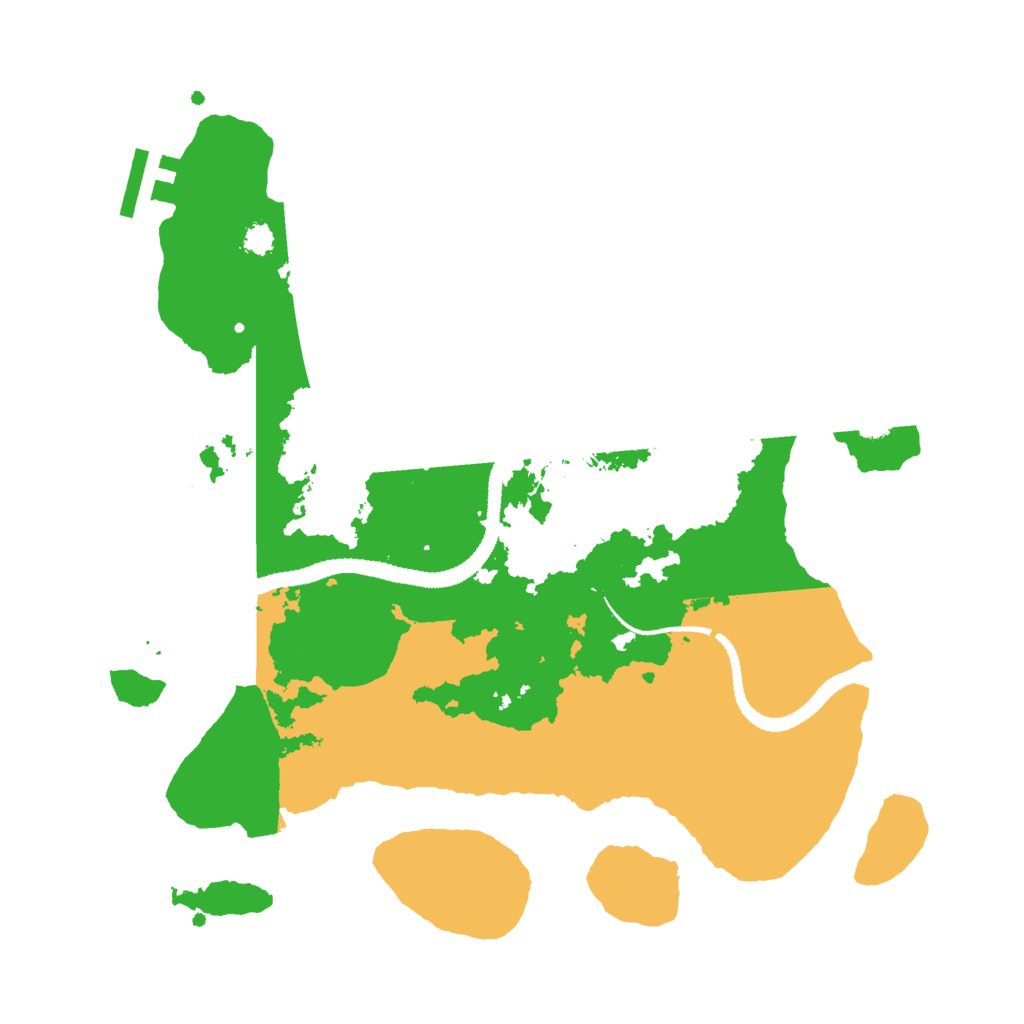 Biome Rust Map: Procedural Map, Size: 3000, Seed: 2362273