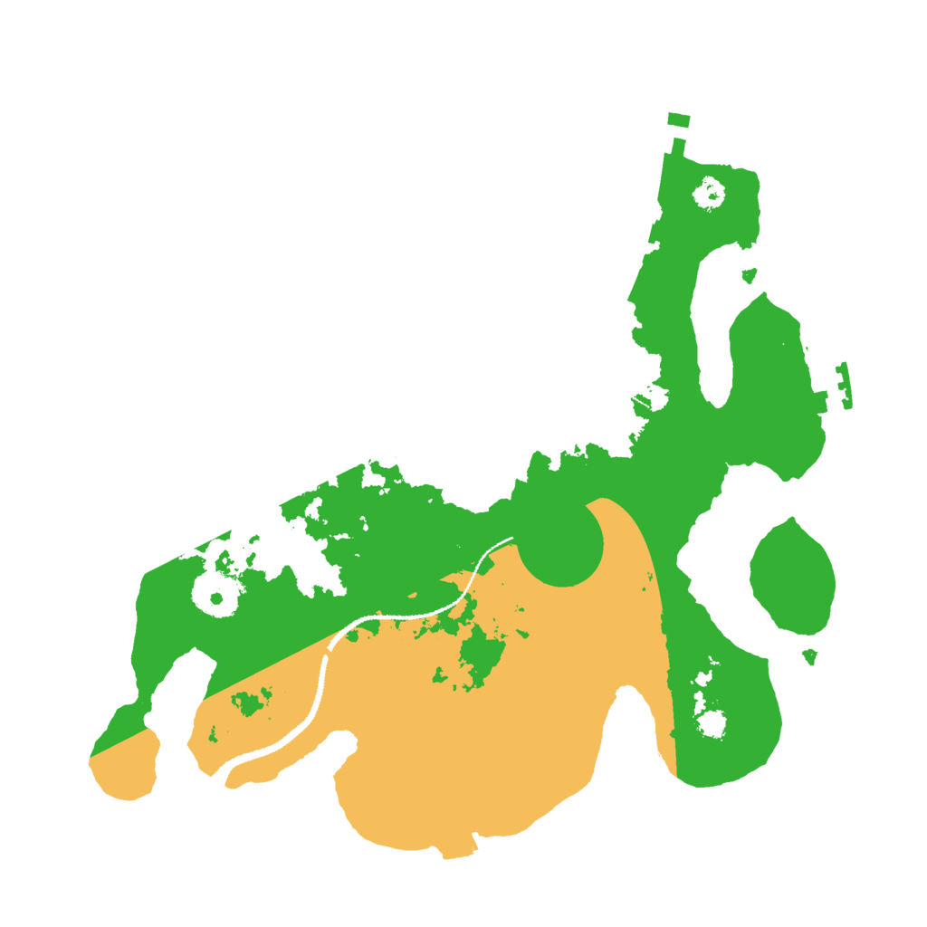 Biome Rust Map: Procedural Map, Size: 3000, Seed: 90221