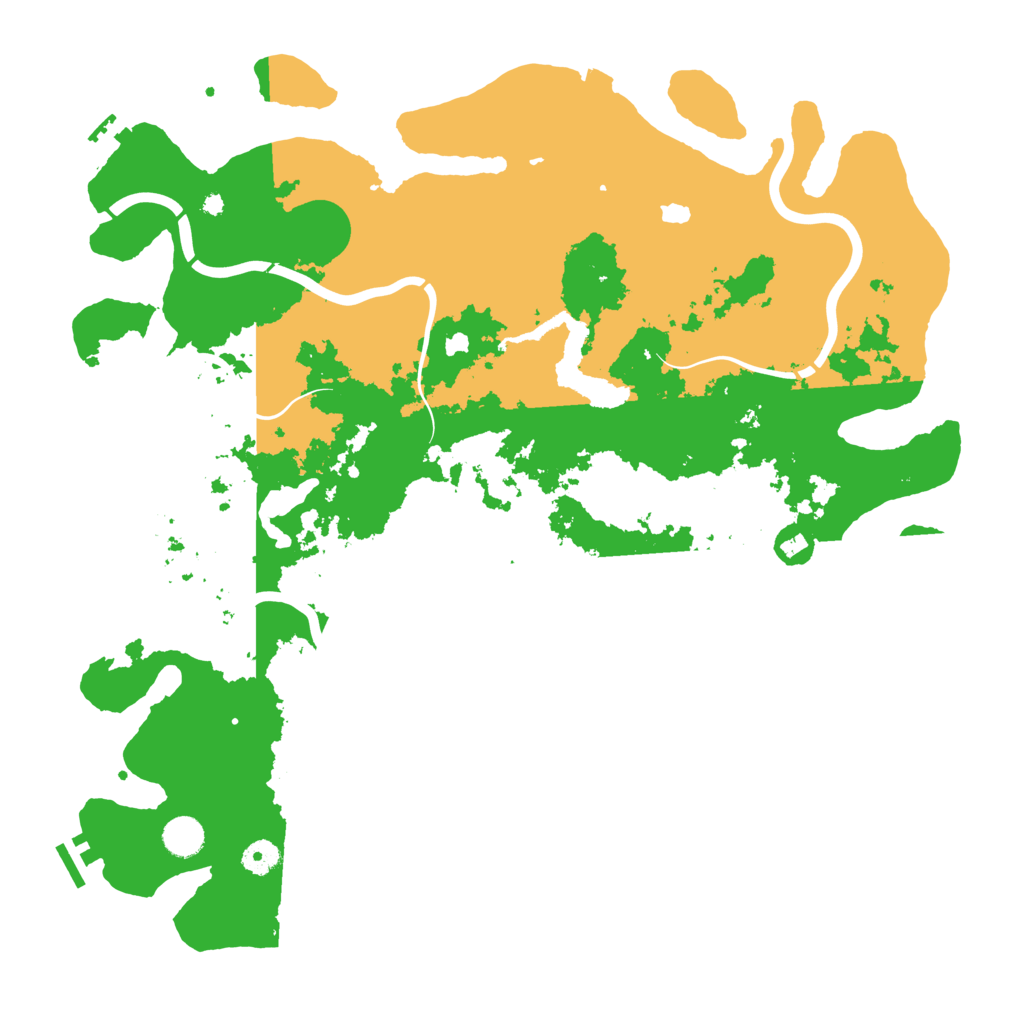 Biome Rust Map: Procedural Map, Size: 4400, Seed: 1879421010