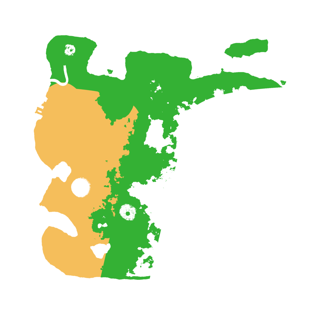Biome Rust Map: Procedural Map, Size: 3000, Seed: 1064316456