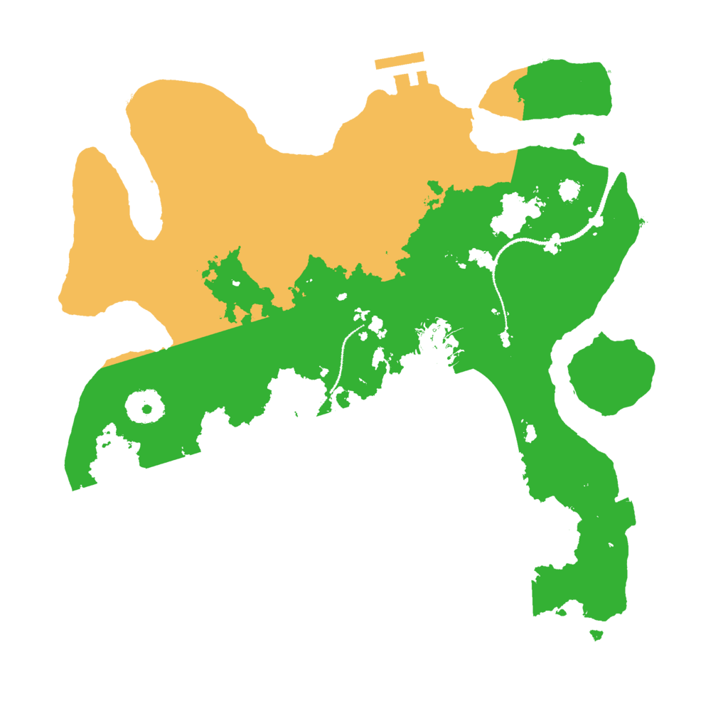 Biome Rust Map: Procedural Map, Size: 3000, Seed: 847923645