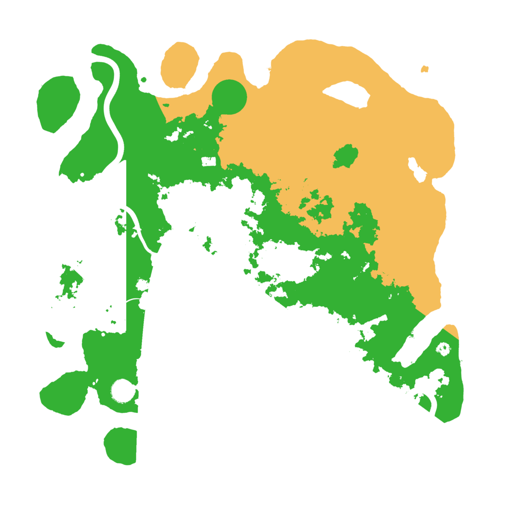 Biome Rust Map: Procedural Map, Size: 3800, Seed: 309202114