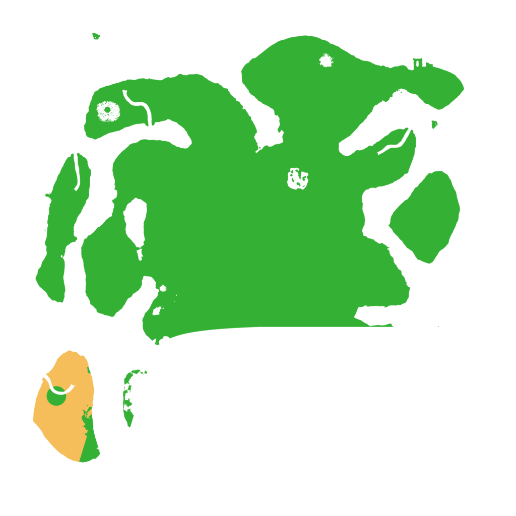 Biome Rust Map: Procedural Map, Size: 3500, Seed: 53830