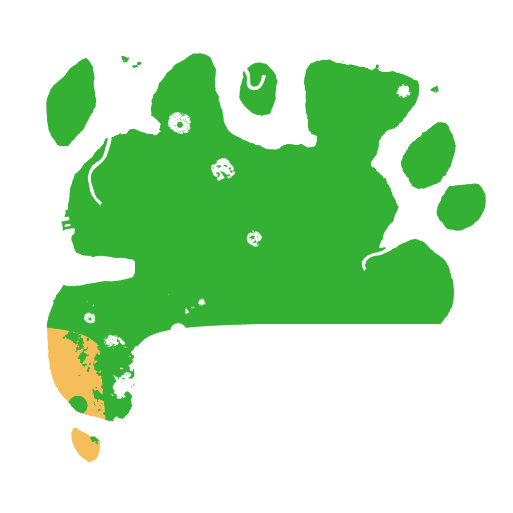 Biome Rust Map: Procedural Map, Size: 3500, Seed: 473559315