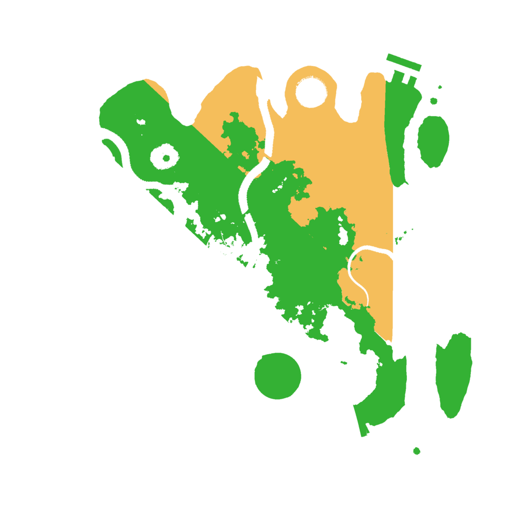 Biome Rust Map: Procedural Map, Size: 3000, Seed: 19931026