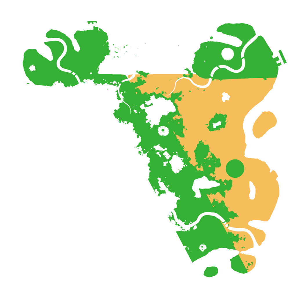 Biome Rust Map: Procedural Map, Size: 4250, Seed: 18186
