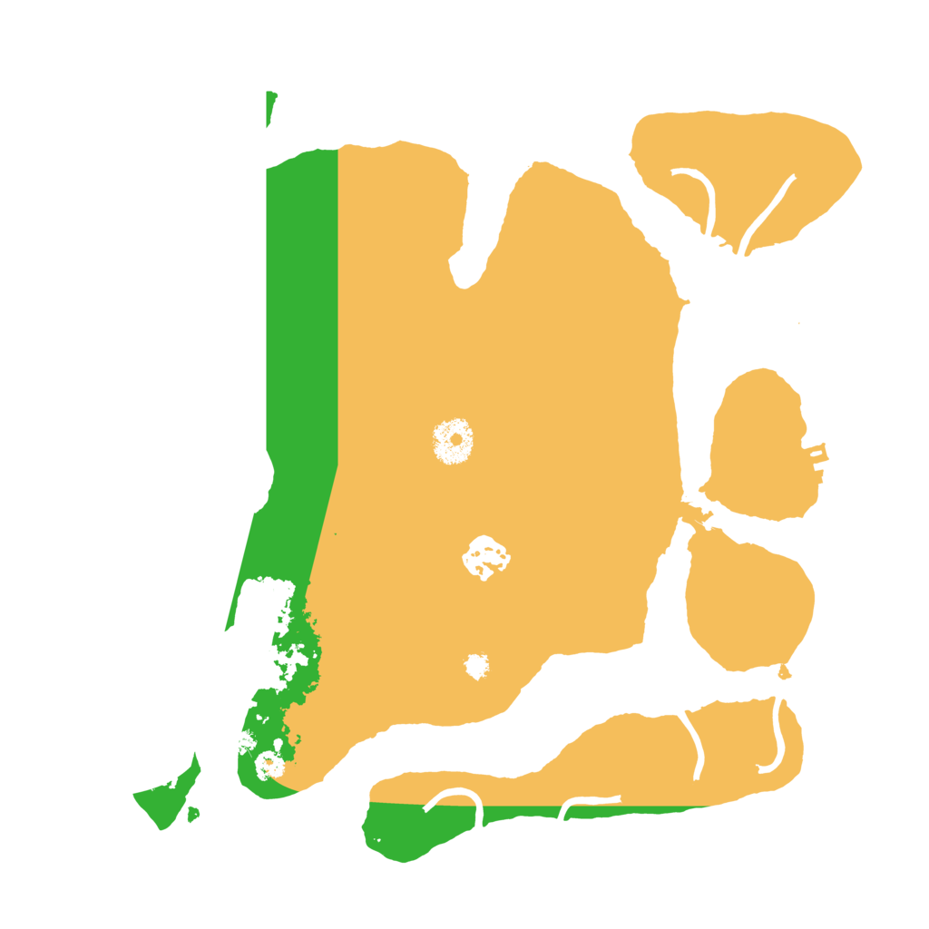 Biome Rust Map: Procedural Map, Size: 3200, Seed: 895