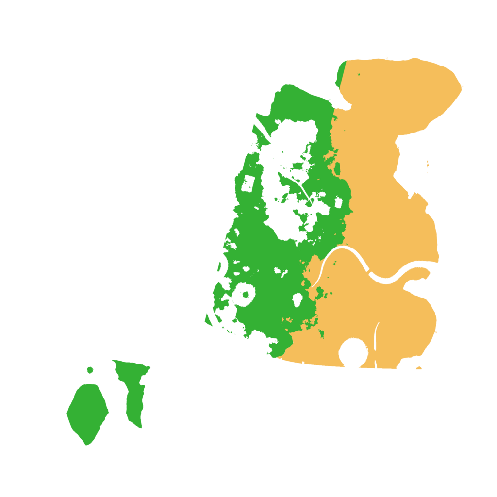Biome Rust Map: Procedural Map, Size: 3200, Seed: 895