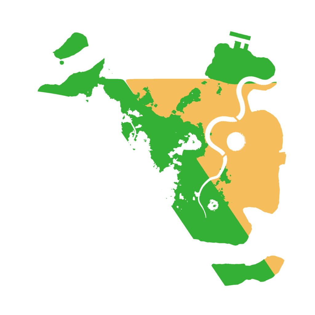 Biome Rust Map: Procedural Map, Size: 3000, Seed: 1624966