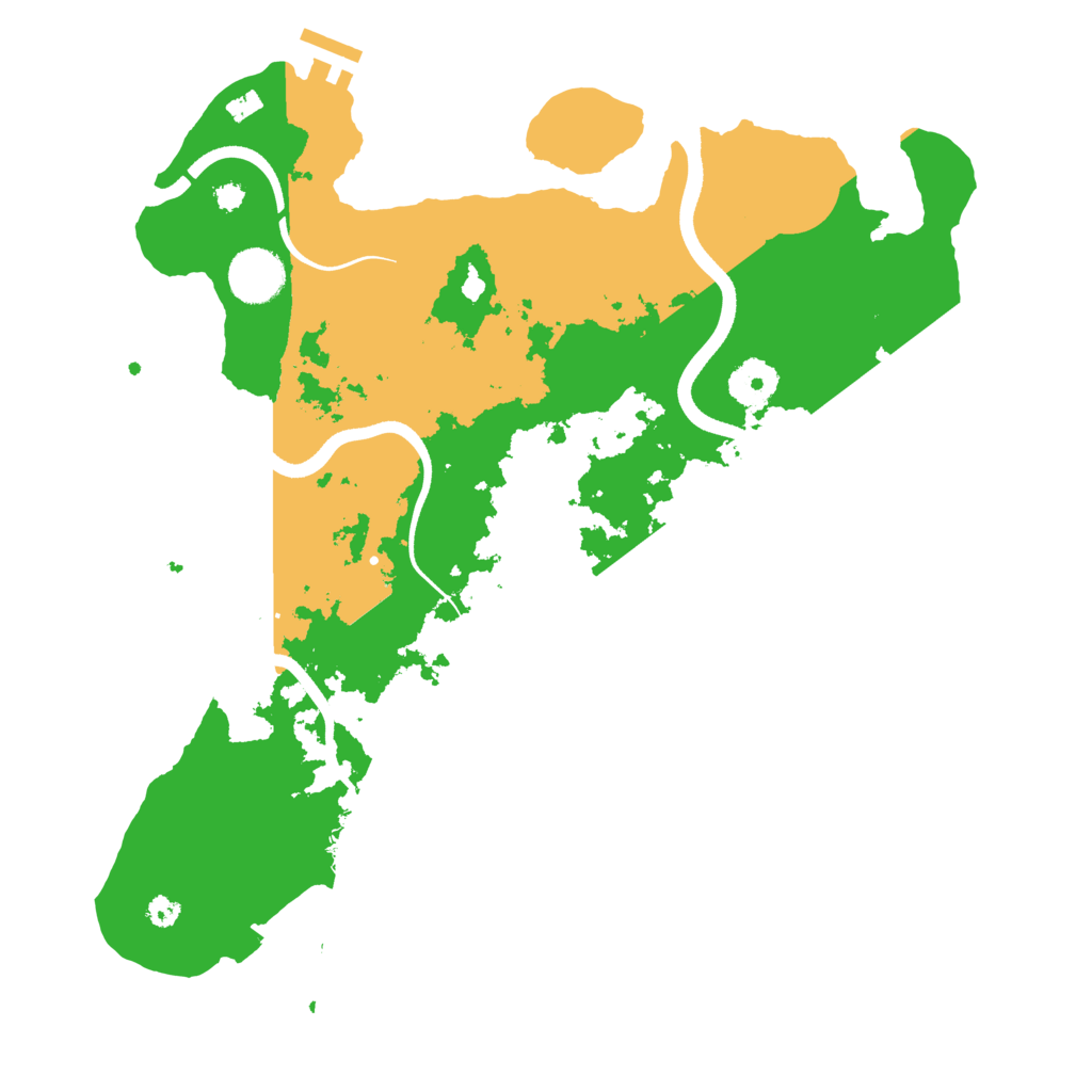 Biome Rust Map: Procedural Map, Size: 3500, Seed: 1549999577