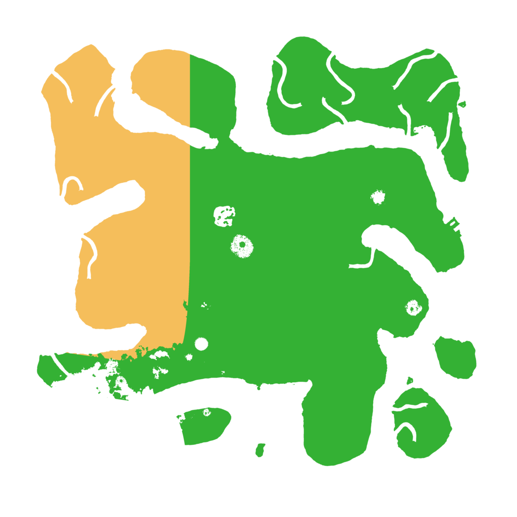 Biome Rust Map: Procedural Map, Size: 3500, Seed: 8764