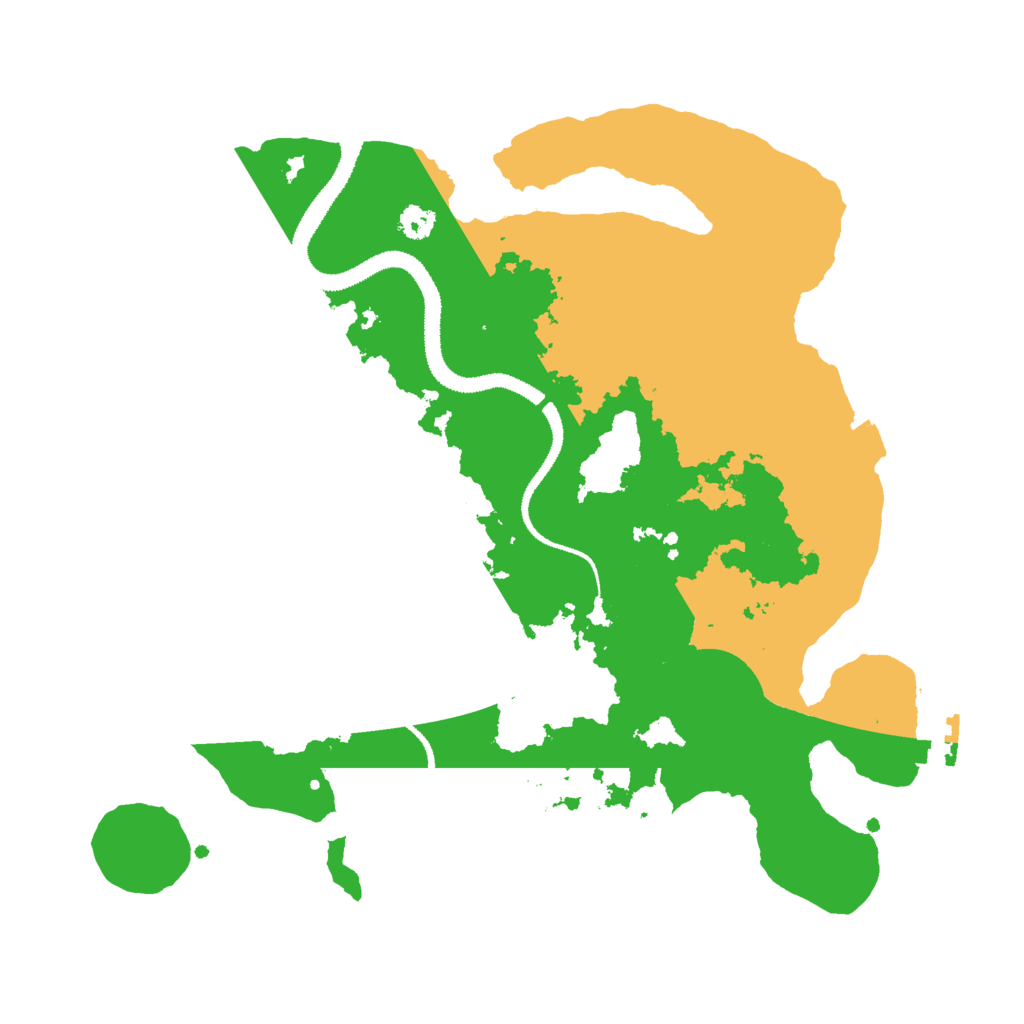 Biome Rust Map: Procedural Map, Size: 3000, Seed: 994881414