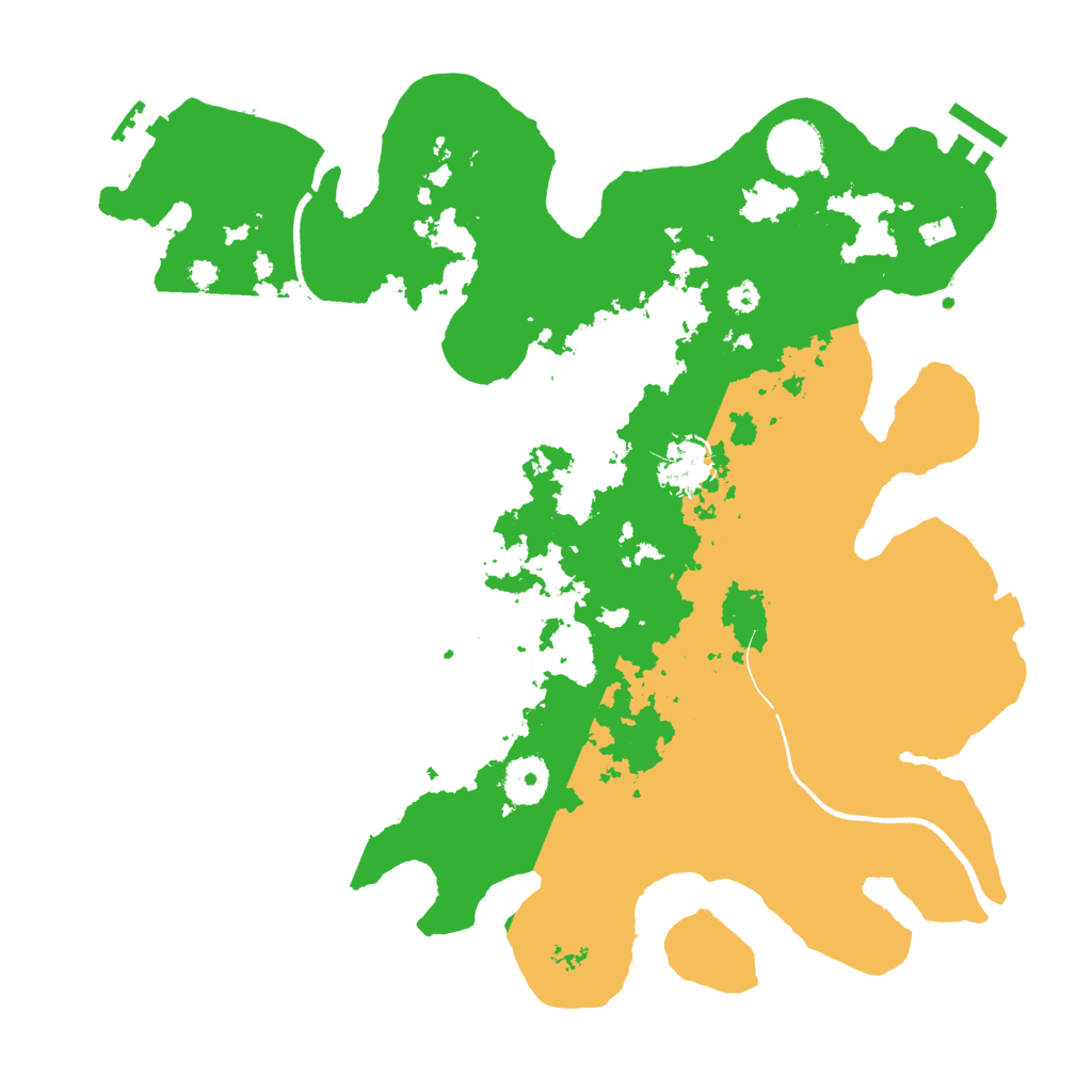 Biome Rust Map: Procedural Map, Size: 3500, Seed: 756080309