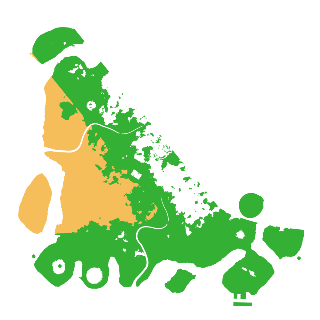 Biome Rust Map: Procedural Map, Size: 3500, Seed: 895462317