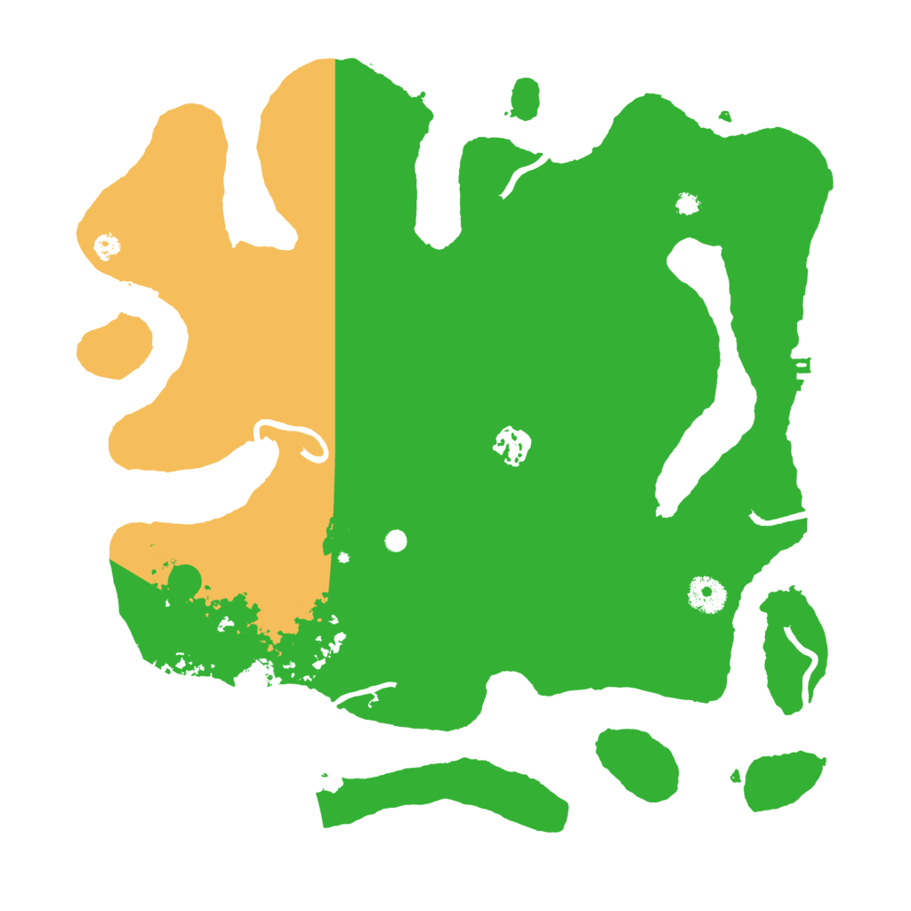 Biome Rust Map: Procedural Map, Size: 3650, Seed: 1820965643