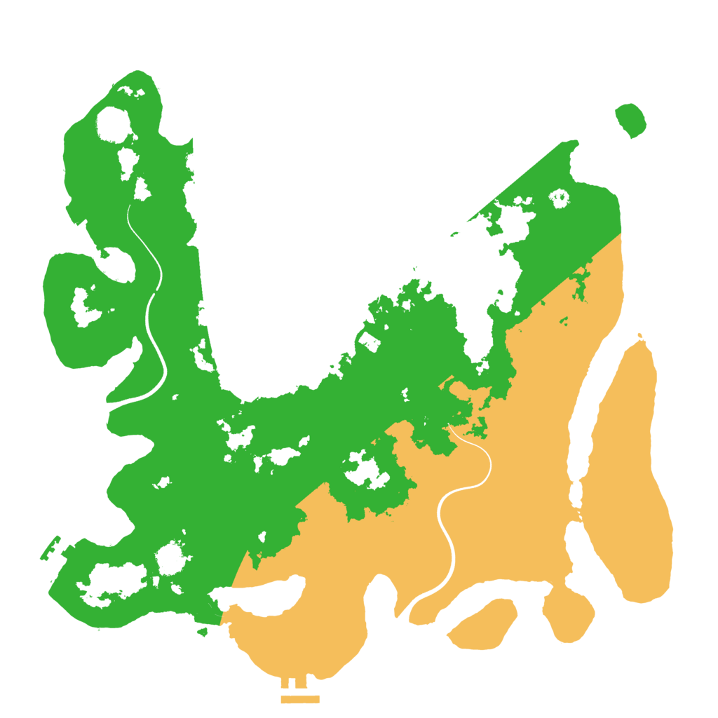 Biome Rust Map: Procedural Map, Size: 3750, Seed: 543254326