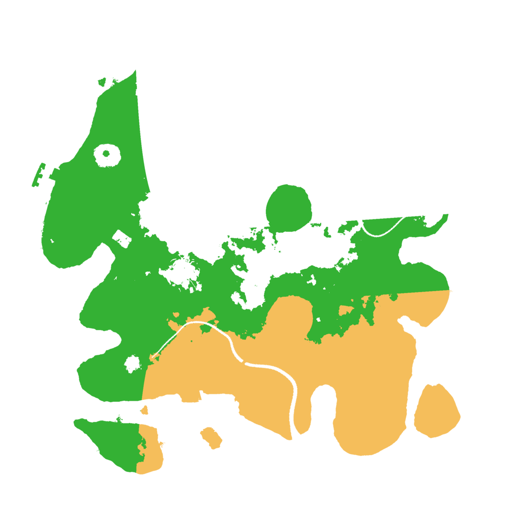 Biome Rust Map: Procedural Map, Size: 3000, Seed: 836429056