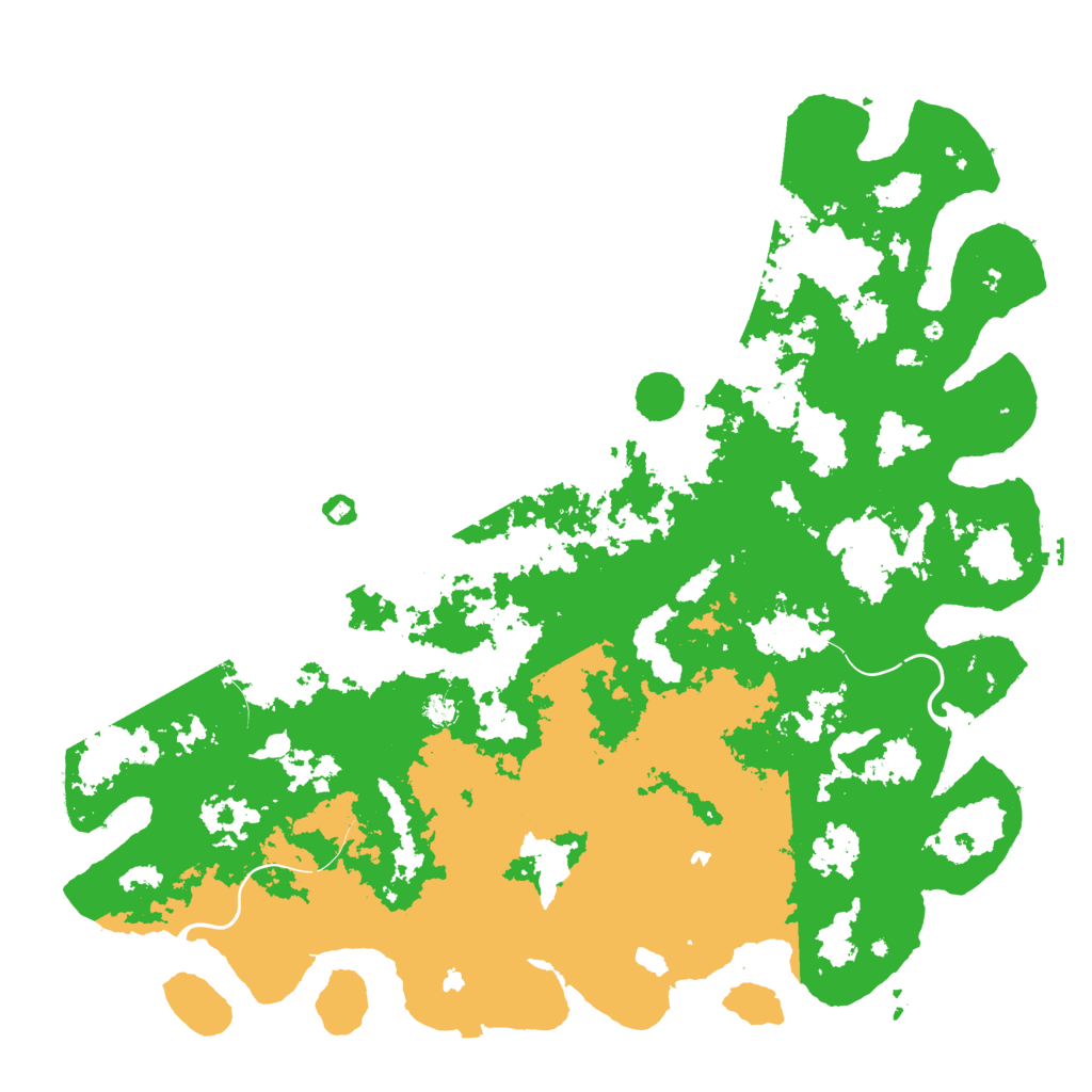 Biome Rust Map: Procedural Map, Size: 6000, Seed: 1519786163