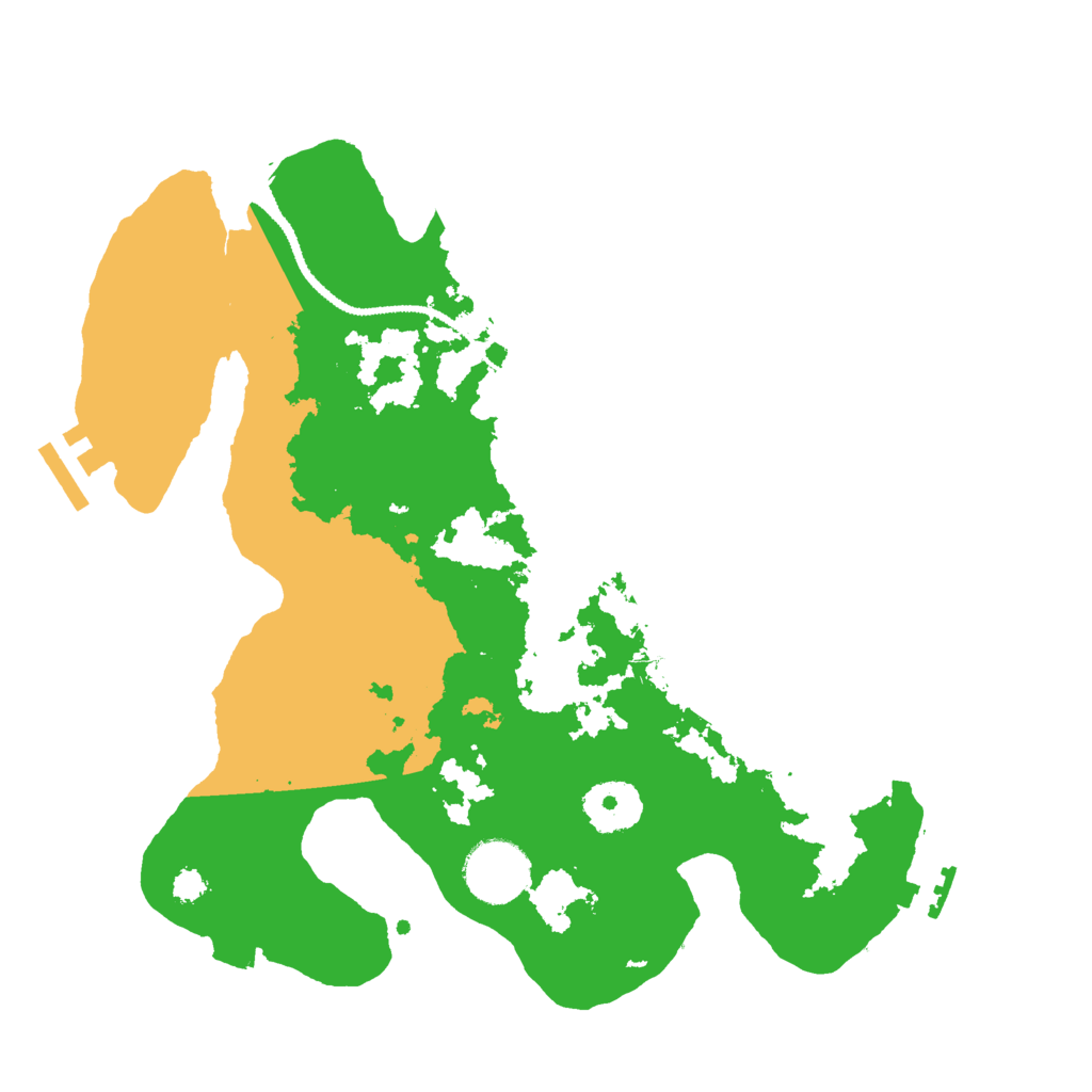 Biome Rust Map: Procedural Map, Size: 3000, Seed: 965833757
