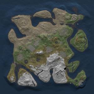 Thumbnail Rust Map: Procedural Map, Size: 3500, Seed: 788045748, 18 Monuments