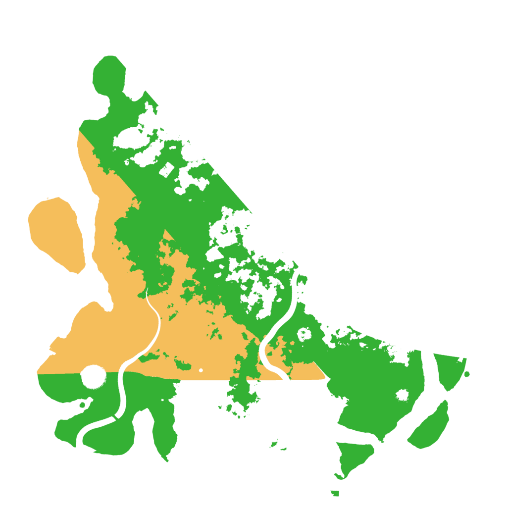 Biome Rust Map: Procedural Map, Size: 3700, Seed: 1662839