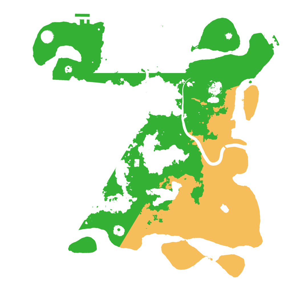 Biome Rust Map: Procedural Map, Size: 4000, Seed: 17717449